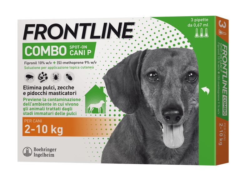Frontline combo antiparassitario per cani da 2-10kg-1