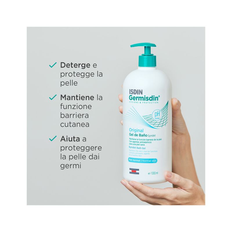 Isdin Germisdin Igiene Corpo Quotidiana 1 Litro-2