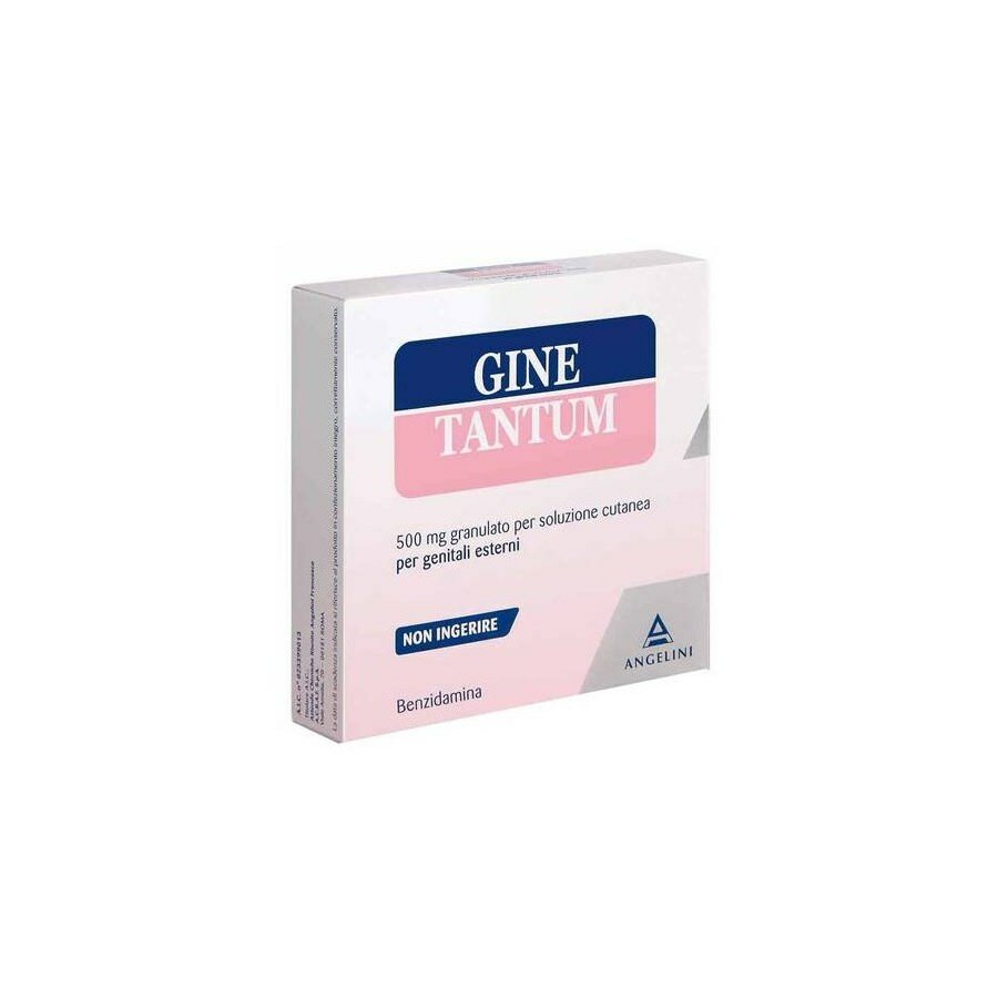 Ginetantum granulato per soluzione cutanea per genitali esterni 10 bustine 500mg-2