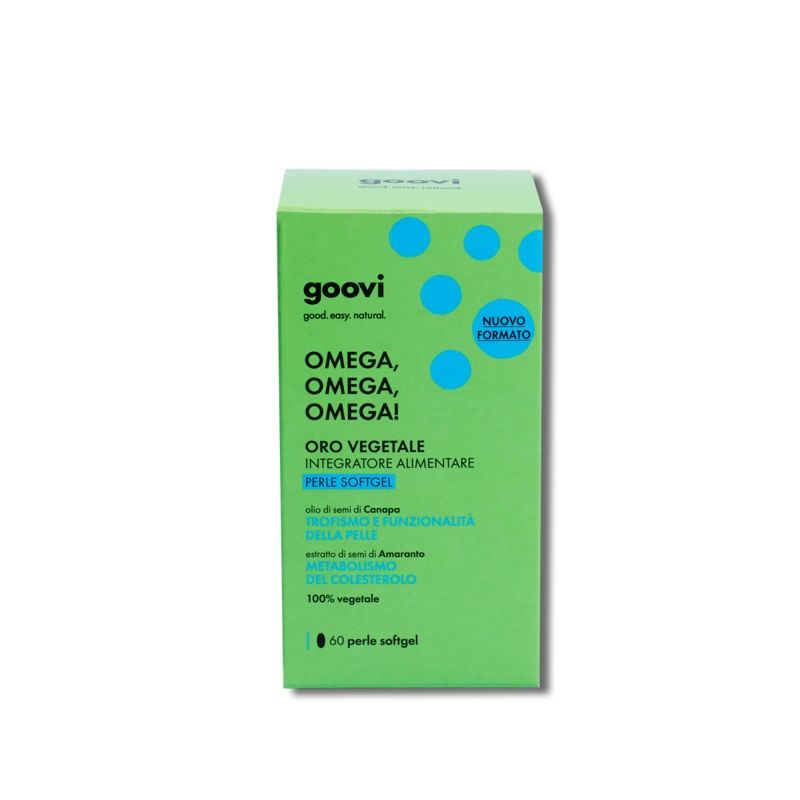 Goovi Omega Omega Omega Oro Vegetale integratore alimentare 60 capsule softgel-1