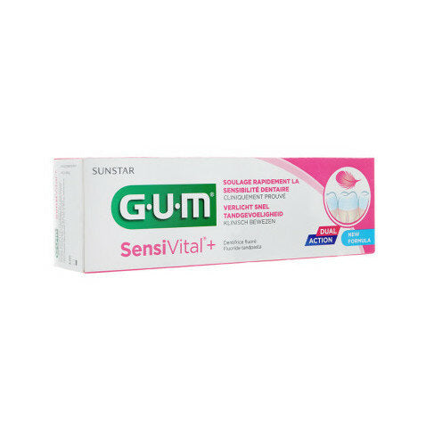 Gum SensiVital+ dentifricio al fluoro 75ml-2