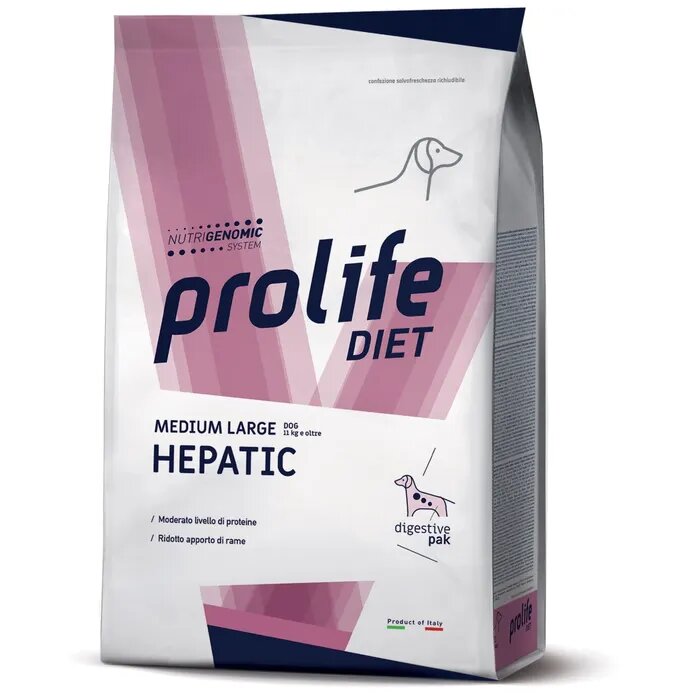 Prolife Hepatic Diet Cibo Secco Per Cani Taglia Media/Grande Sacco 8Kg-2