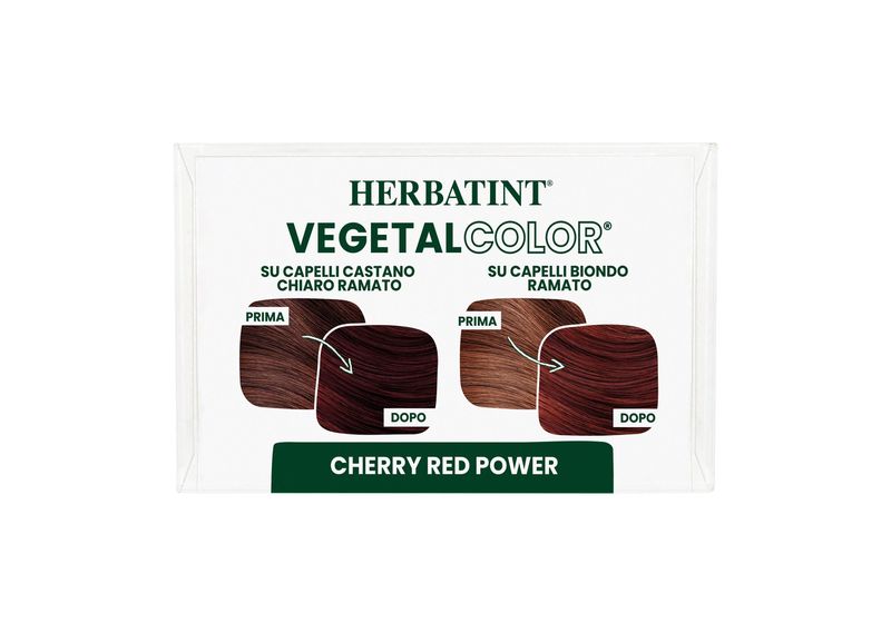 Herbatint Vegetal Color Tinta per capelli 100% Vegetale e bio CHERRY RED POWER Ciliegia 100gr-2
