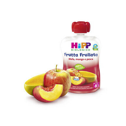 Hipp Frutta Frullata Mela Mango e Pesca 90 g-2