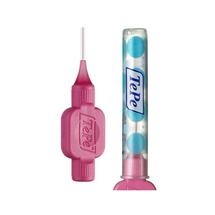 TePe Original Rosa Scovolino Per Pulizia Interdentale Misura ISO 0 (filo 0,4 mm) 6 Pezzi-2