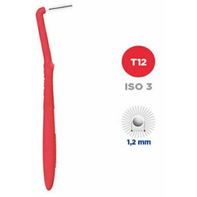 Curasept Proxi Treatment scovolino angolare T12 misura 1,2mm rosso 5 pezzi-1