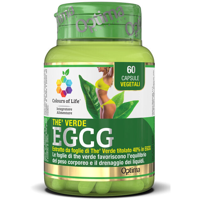 Optima Colours of Life Integratore Thè Verde EGCG 60 capsule-2