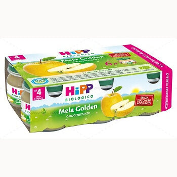 Hipp Omogeneizzato Mela Golden biologico 6x80g-2