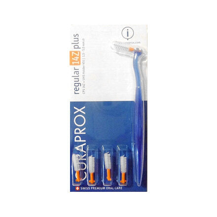 Curaprox Scovolini Regular Plus arancioni con manico incluso 5 pezzi-2