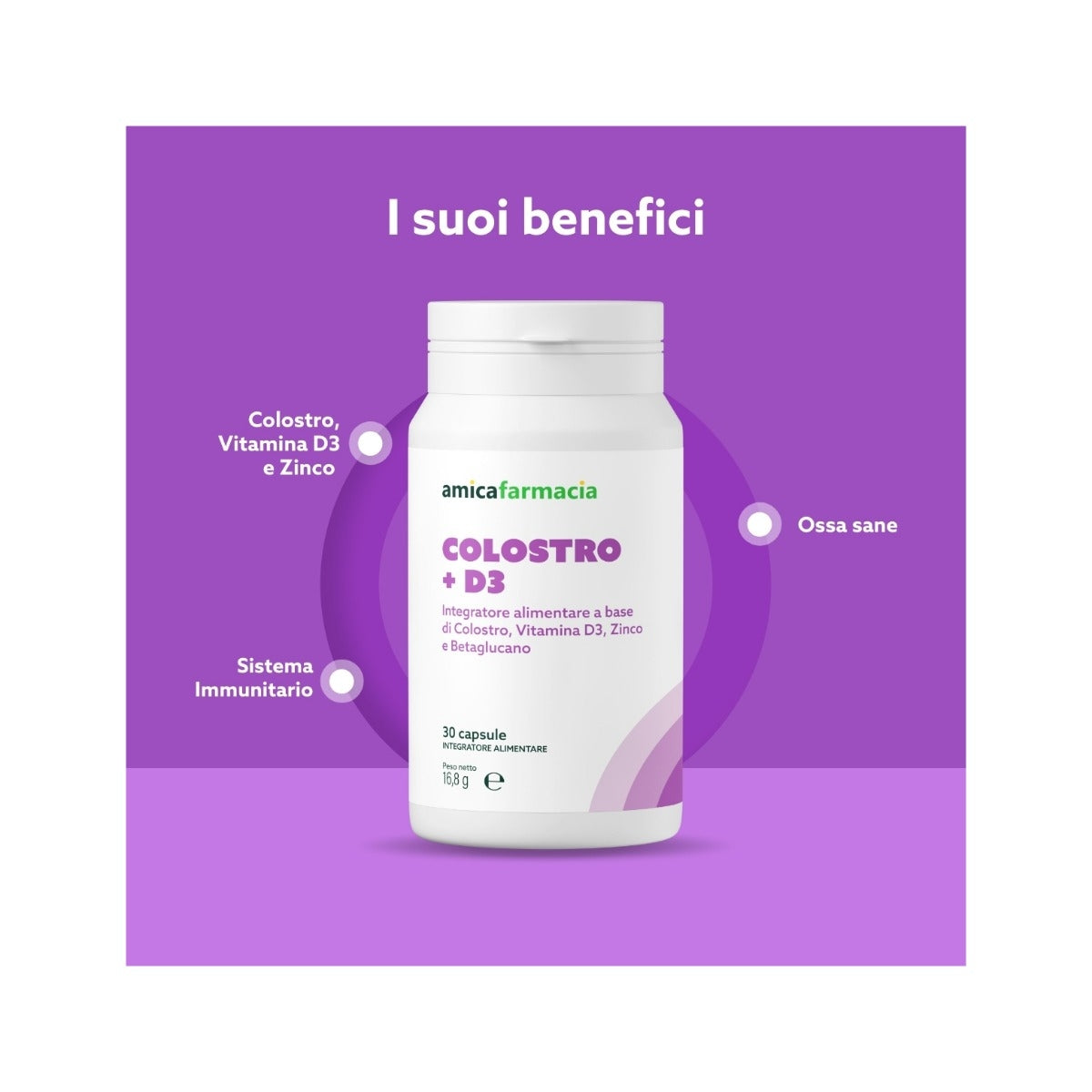 Amicafarmacia Colostro + D3 integratore 30 capsule-4