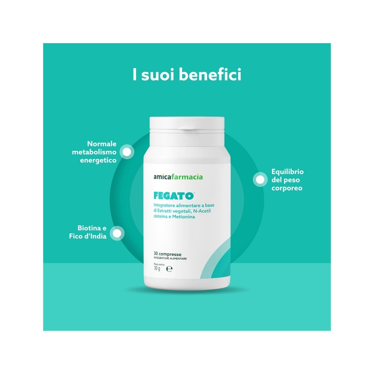 Amicafarmacia Fegato Integratore 30 Compresse-2