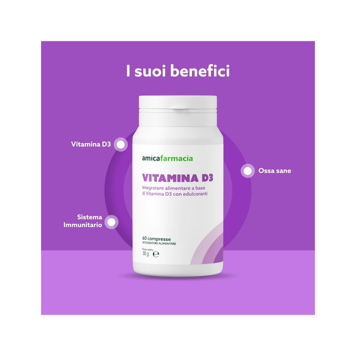 Amicafarmacia Vitamina D3 Integratore 60 Compresse-4
