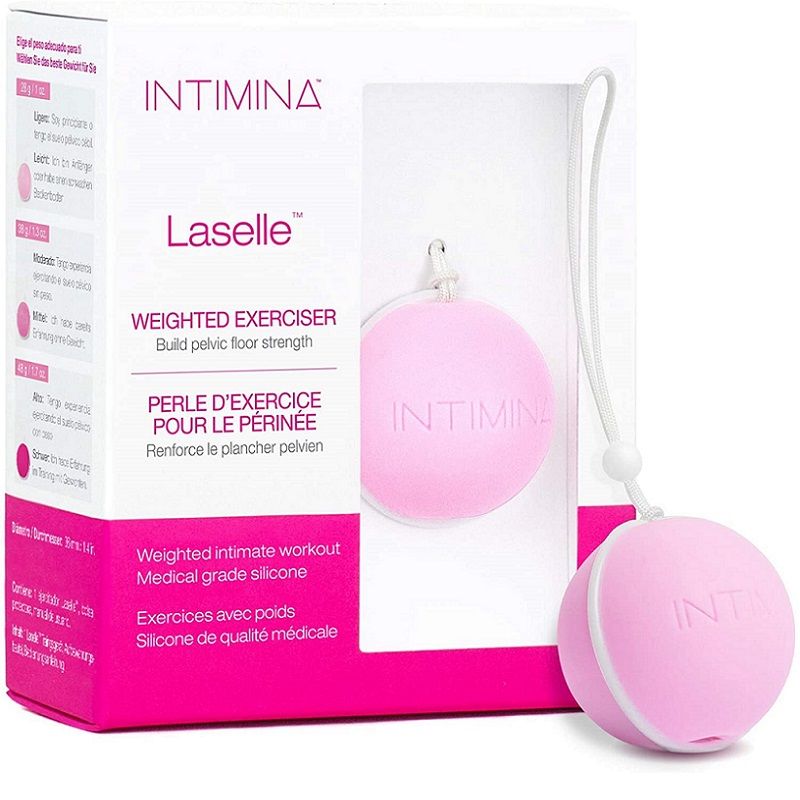 Intimina Laselle Weighted Excerciser sfera per esercizi Kegel resistenza leggera 28g-0