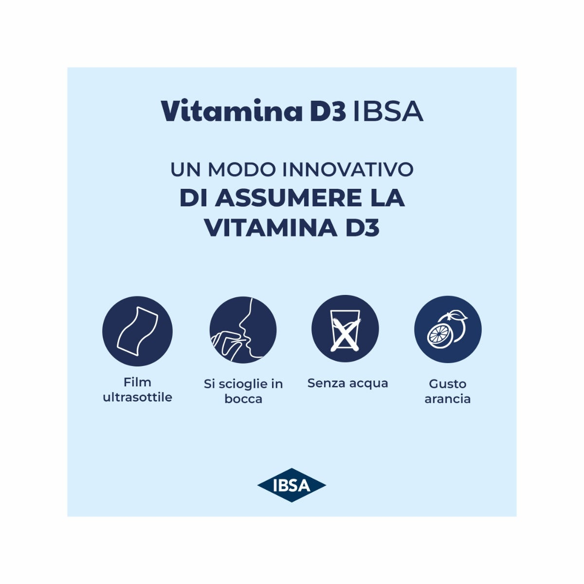 IBSA Vitamina D3 1000UI integratore alimentare 30 film orodispersibili-6