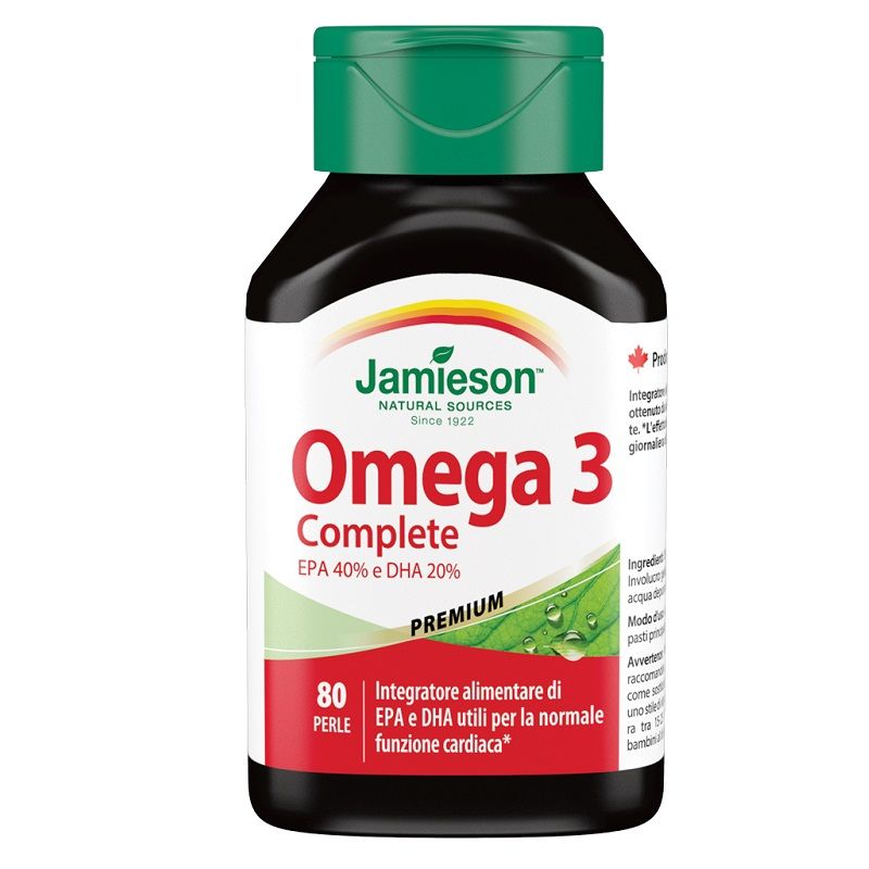 Jamieson Omega 3 Complete per la normale funzione cardiaca 80 perle-1