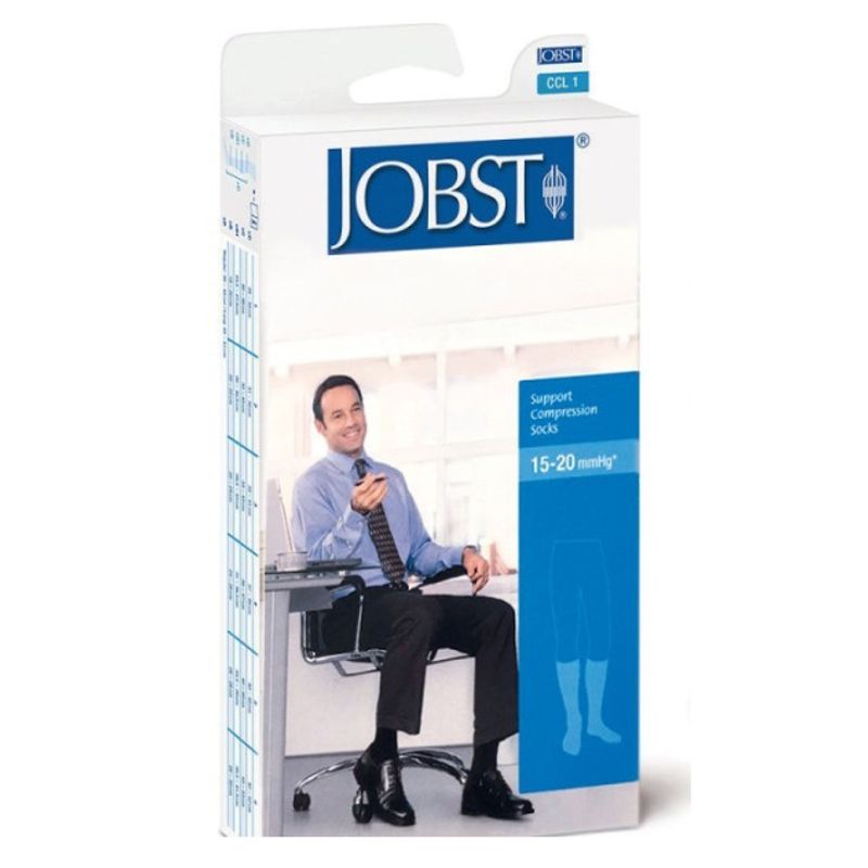 Jobst Calza Compressiva Uomo 15-20 Mmhg Gambaletto Grigio Taglia 2-1