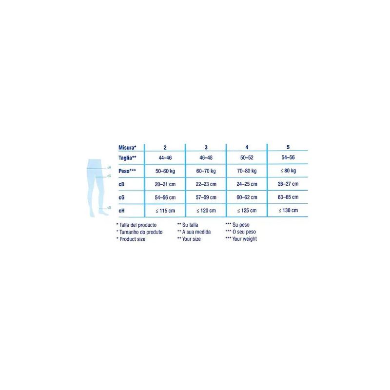 Jobst Collant Compressione Graduata 70 Denari Taglia 5 Glace-2