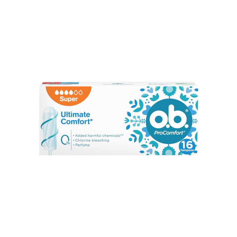 O.B. Super Pro Comfort per flusso intenso 16 pezzi-1