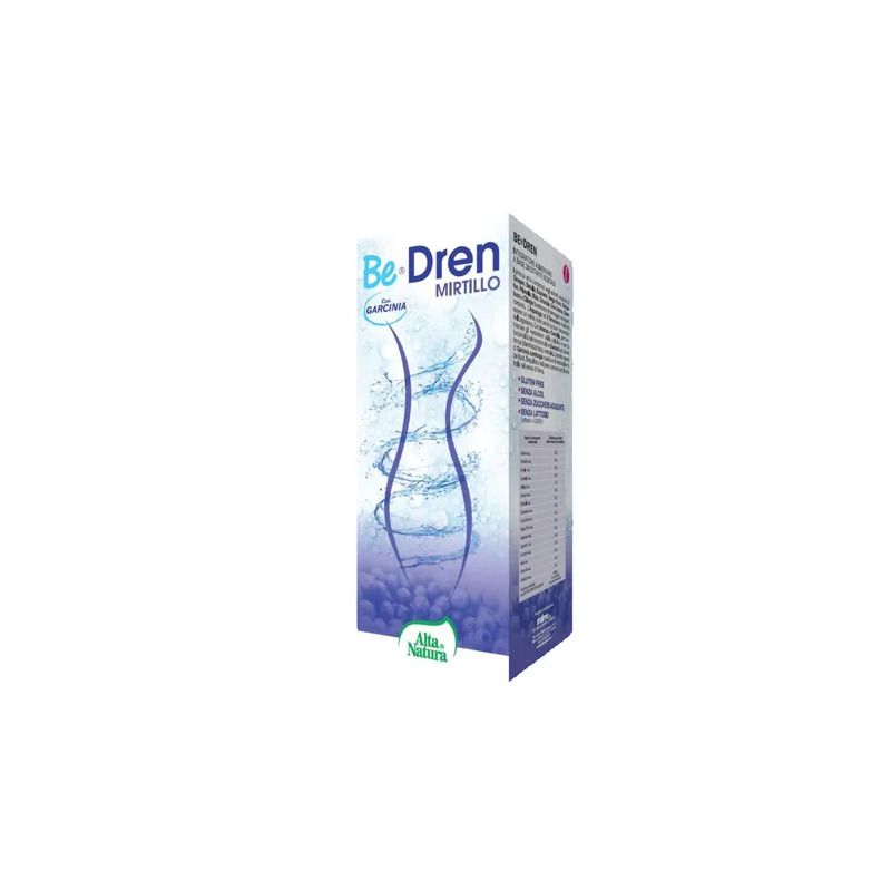 Alta Natura Be-Dren gusto mirtillo per il drenaggio dei liquidi corporei 500ml-1