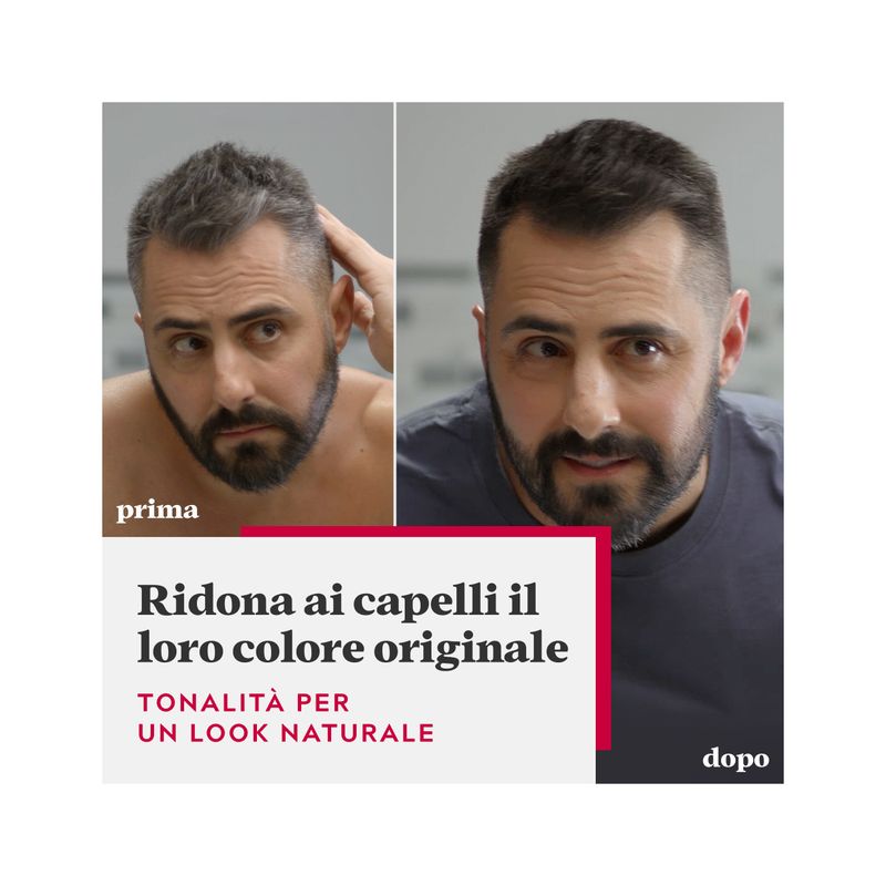 Just For Men Tinta per Capelli Uomo Castano Scuro 27,5ml-2