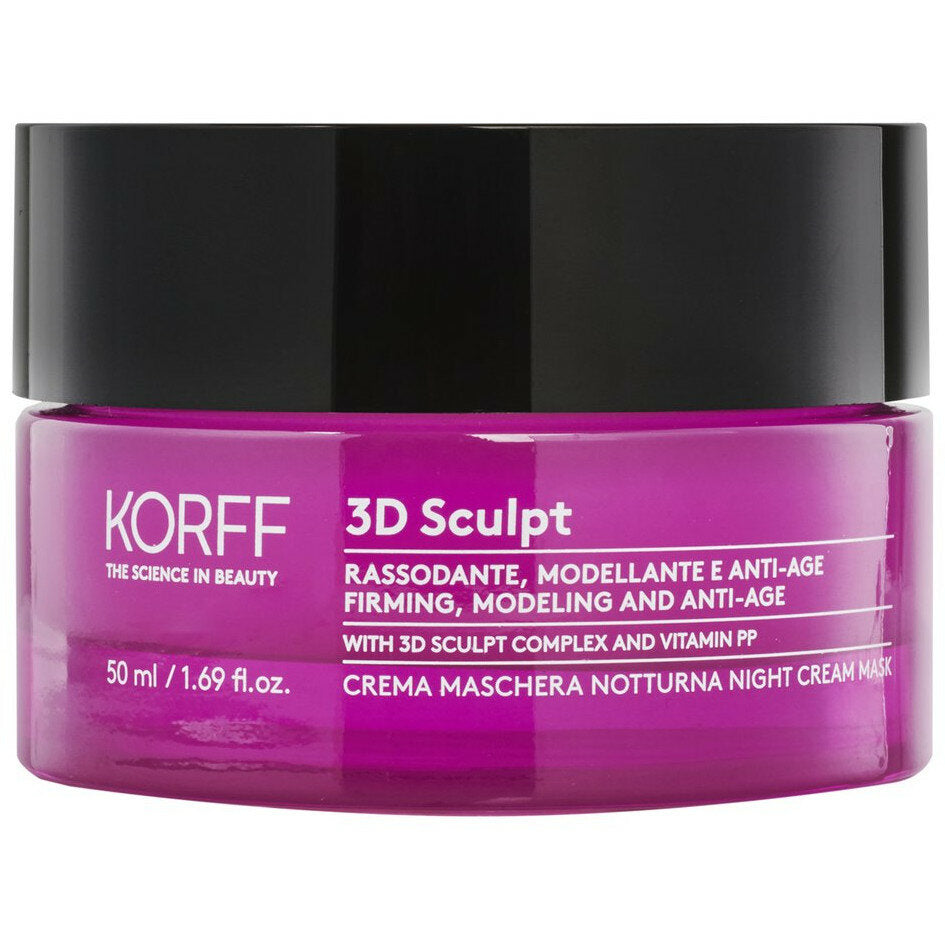 Korff 3D Sculpt Crema Maschera Notturna Viso e collo effetto boost rassodante anti-age 50ml-5