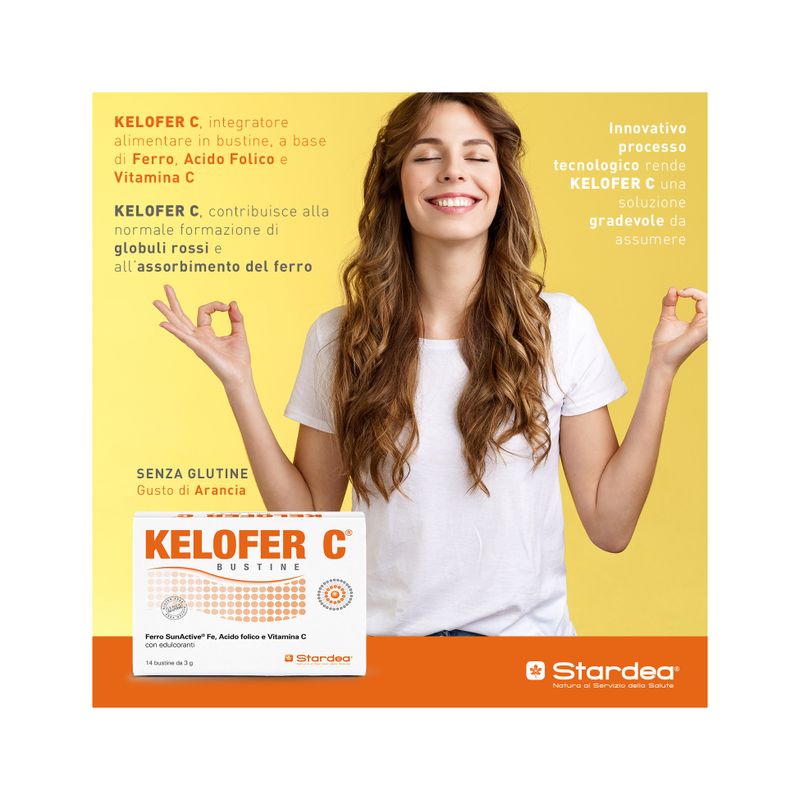 Kelofer C ferro e vitamine 14 bustine-3