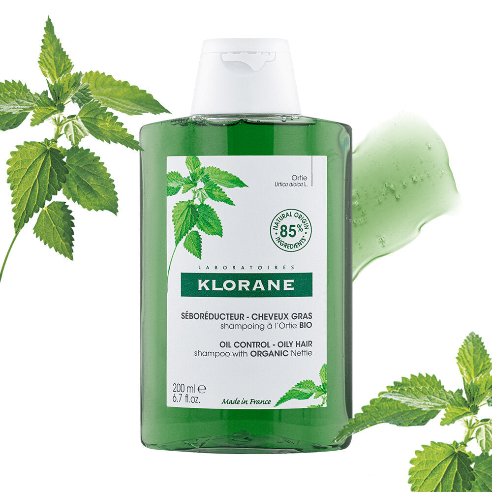 Klorane Shampoo seboregolatore all'ortica Bio per capelli grassi 200ml-6