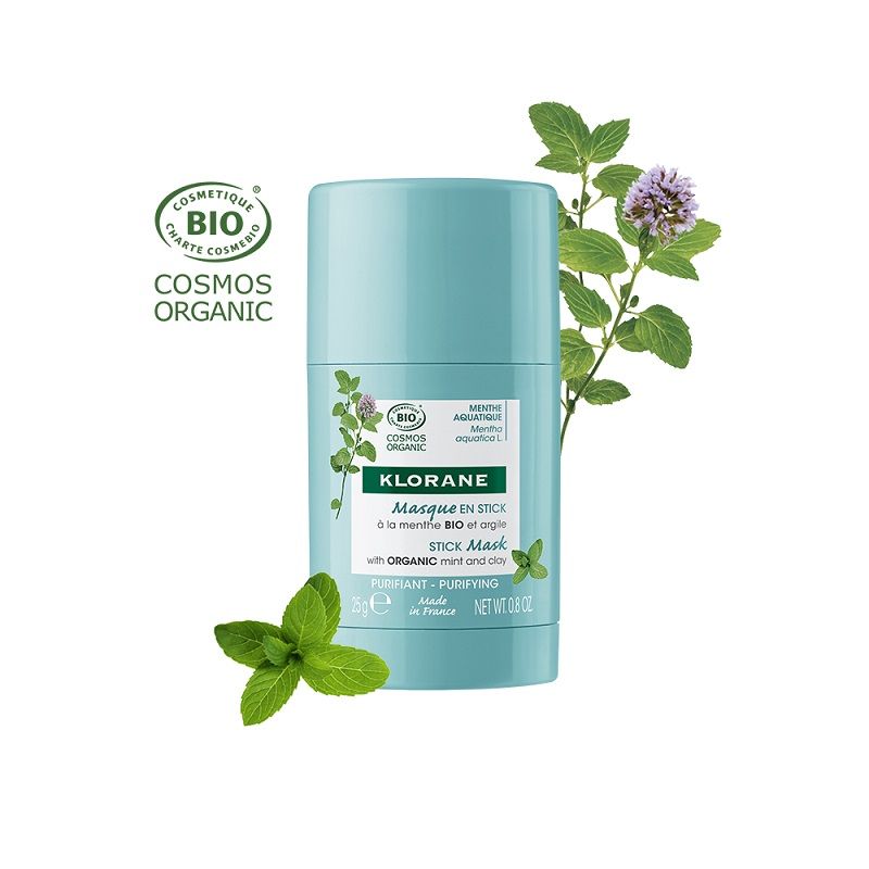 Klorane Maschera Stick alla Menta BIO e all'Argilla 25g-1