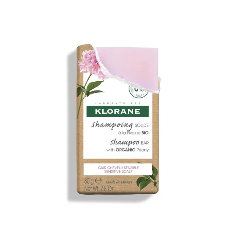 Klorane Shampoo Solido Lenitivo Peonia Bio 80g-1