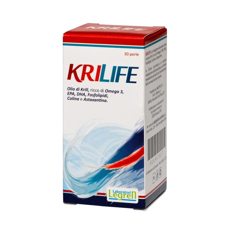 Krilife integratore alimentare utile per l'apparato cardiocircolatorio 30 perle-1