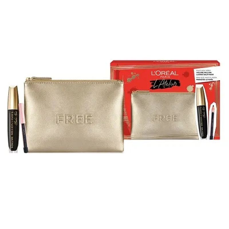 L'Oréal Paris L'Atelier Pochette Mascara Balm Noir + Mini Le Khol-1