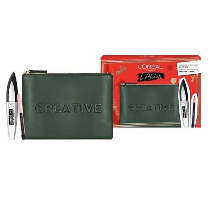 L'Oréal Paris L'Atelier Pochette Mascara Bambi Eye False Lash + Mini Le Khol-1