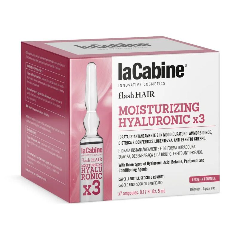 LaCabine Moisturizing Hyaluronic x3 Anti-Crespo Capelli 7 Fiale-1