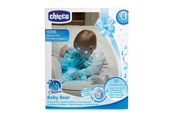 Chicco Baby Bear Orsetto proiettore 0m+ azzurro-2