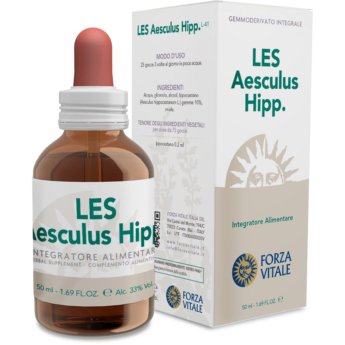 Les Aesculus Hippocastanum Gocce 50ml-1