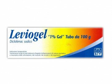 Leviogel 1% gel antinfiammatorio antidolorifico 100g diclofenac-2