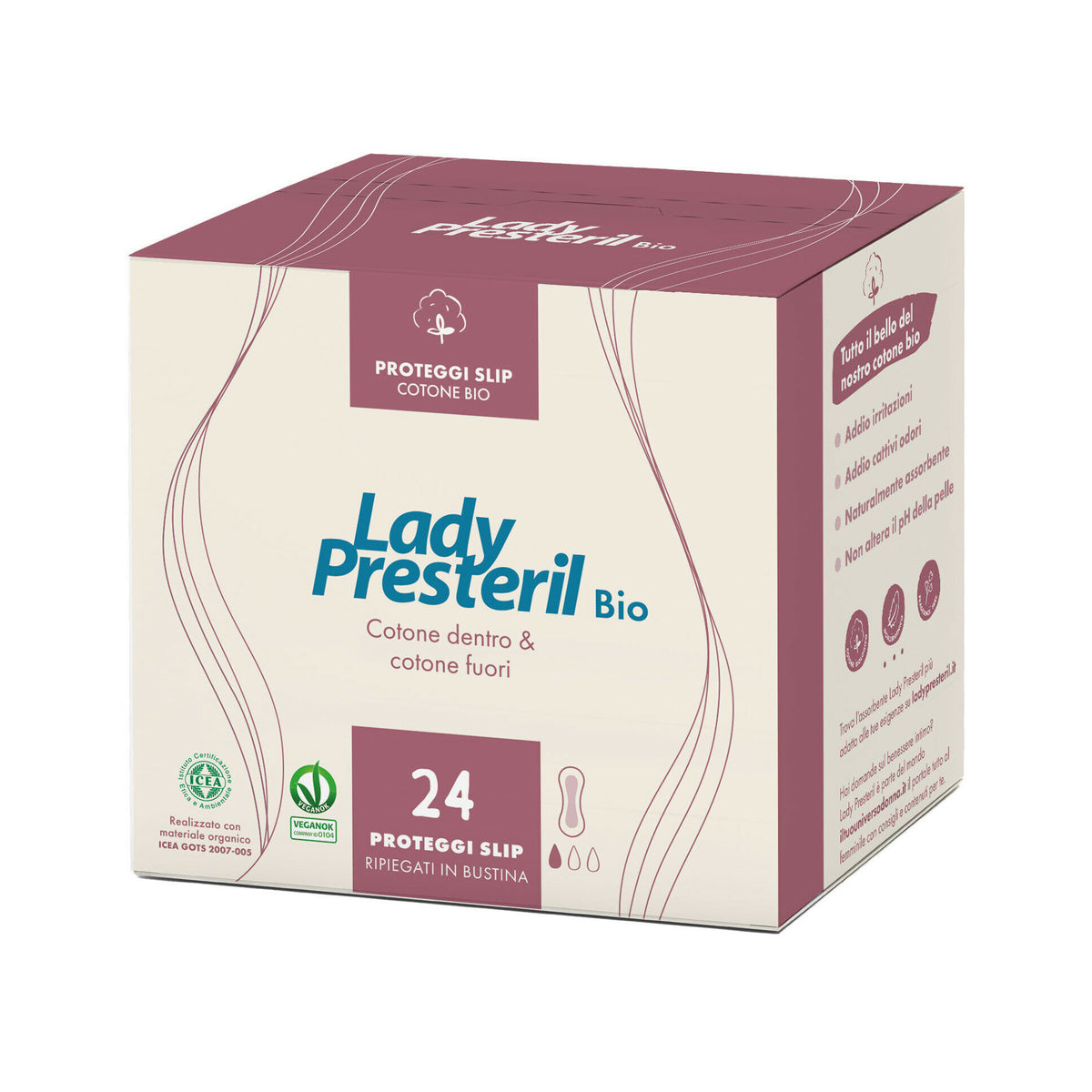 Lady Presteril Proteggi Slip Pocket Bio 24 Pezzi-2