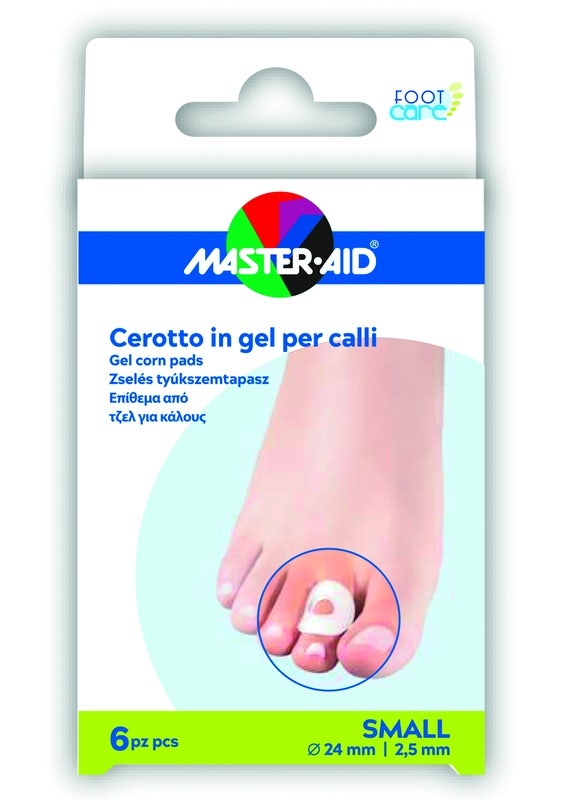 Master Aid Foot Care Cerotto Gel Calli S 6 Pezzi-1