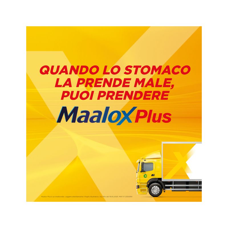 Maalox Plus Azione Rapida Contro Bruciore e Acidità di Stomaco 30 cpr-7