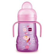 Mam Trainer biberon e tazza colore rosa 4+ mesi 220ml-1