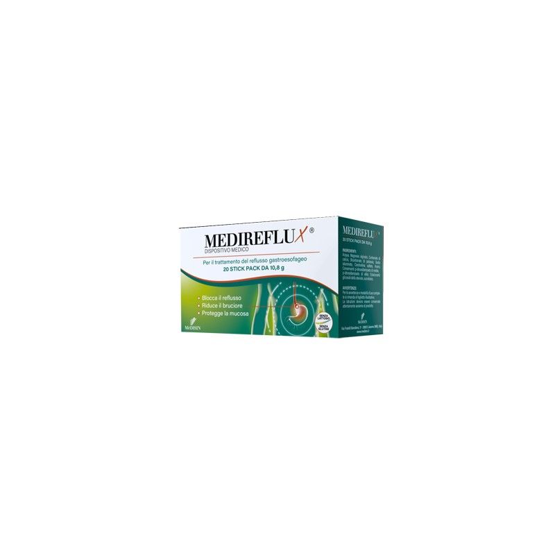 Medireflux per il reflusso gastrico 20 stick pack-1