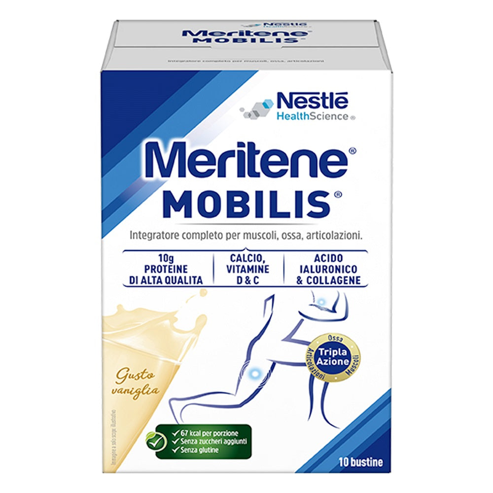 Nestlé Meritene Mobilis muscoli e articolazioni gusto Vaniglia 10 bustine-1