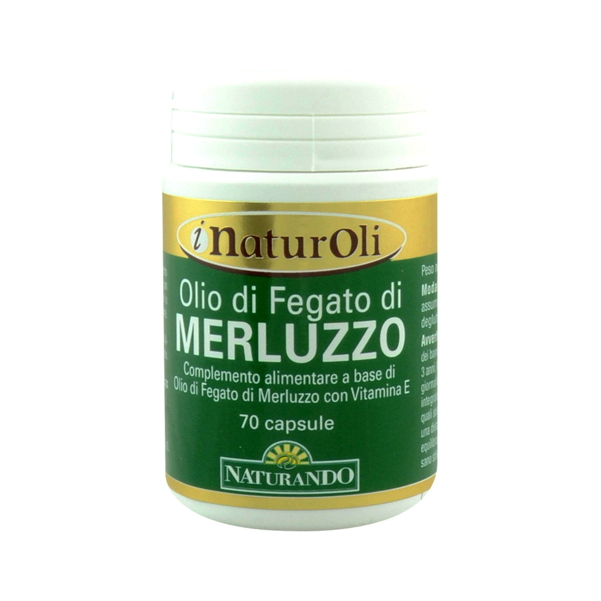 Olio di Fegato di Merluzzo 70 Capsule-2