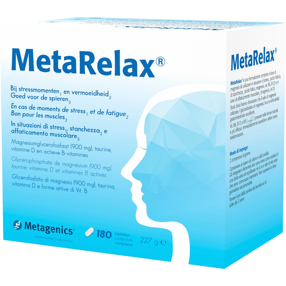 Metarelax integratore alimentare di magnesio 180 compresse-2