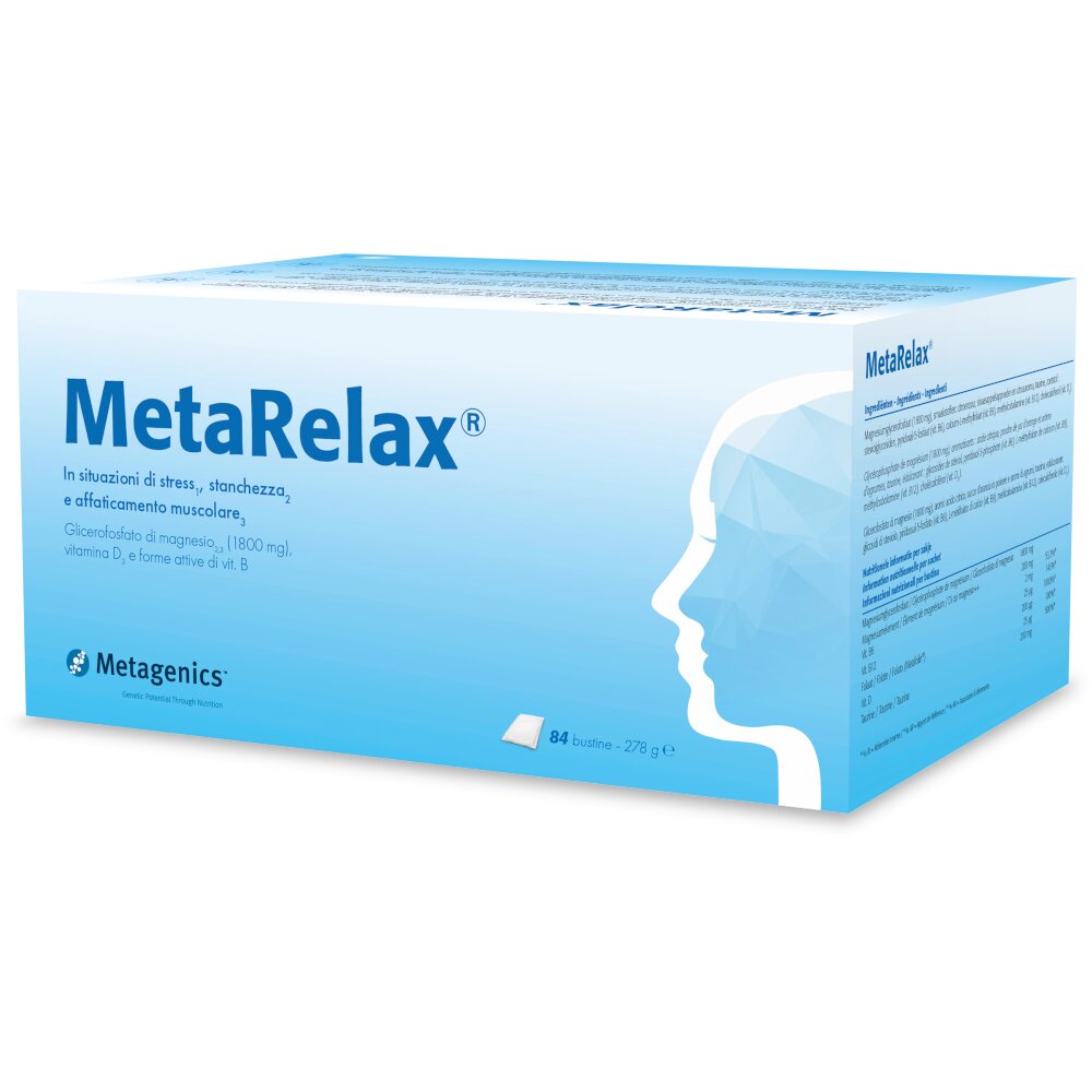 Meta Relax utile in caso di stress e affaticamento muscolare 84 bustine-2