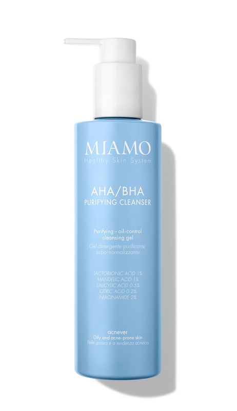 Miamo AHA/BHA Gel Detergente Purificante sebo-normalizzante 250ml-1