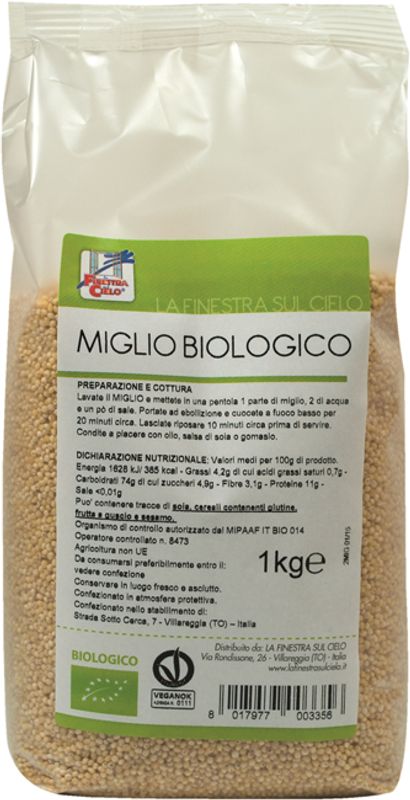 La Finestra Sul Cielo Miglio Decorticato Bio 1kg-1