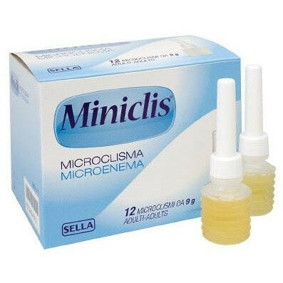 Miniclis 12 microclismi per adulti uso rettale 12 pezzi da 9g-2