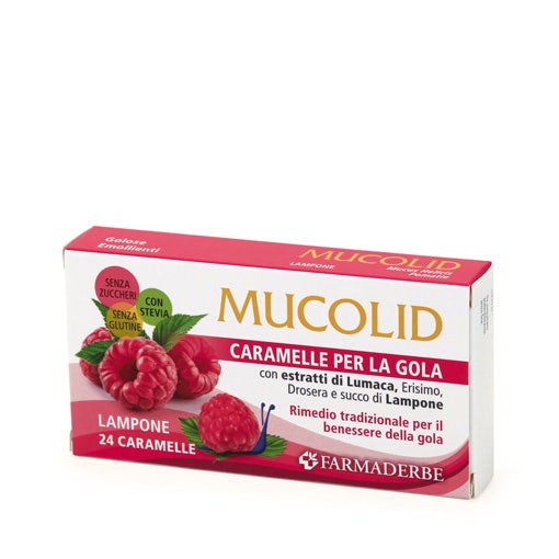 Mucolid Lumaca E Lampone 24 Caramelle-1