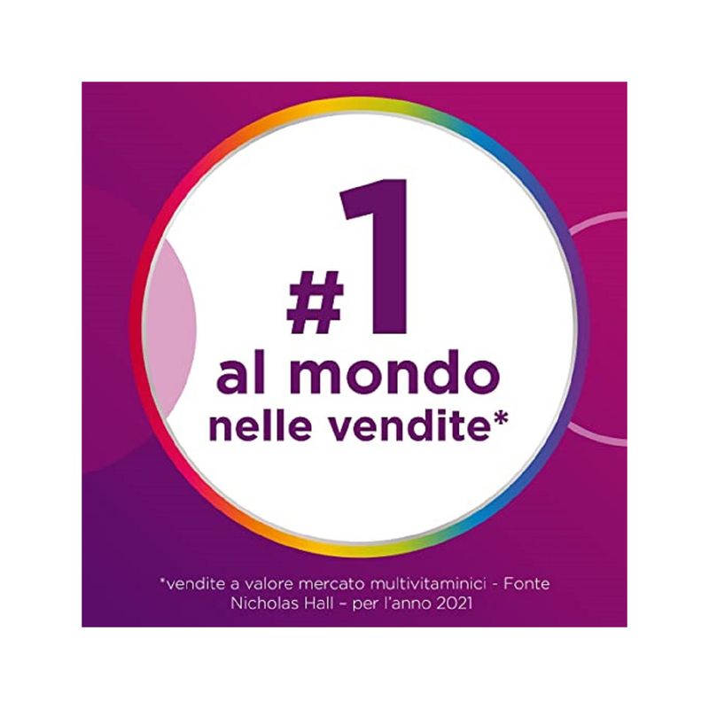 Multicentrum Donna Integratore Alimentare Multivitaminico Vitamina D Calcio Ferro Acido Folico 60Cpr-5